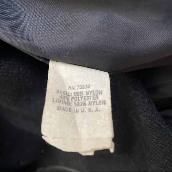 Vintage Dark Floral Trench Coat - Picture 14 of 16